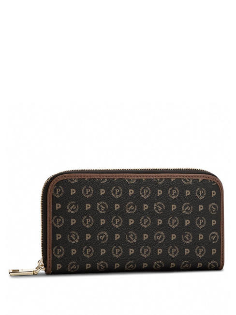 POLLINI Monedero HERITAGE BRONZE line negro marrón - Carteras Mujer