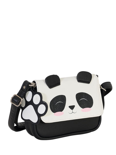 CAMOMILLA FUNNY ANIMALS Mini bolso de hombro negro - Bolsas y accesorios  niños