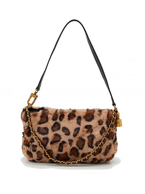 GUESS KATEY LUXE Bolsa de hombro leopardo - Bolsos Mujer