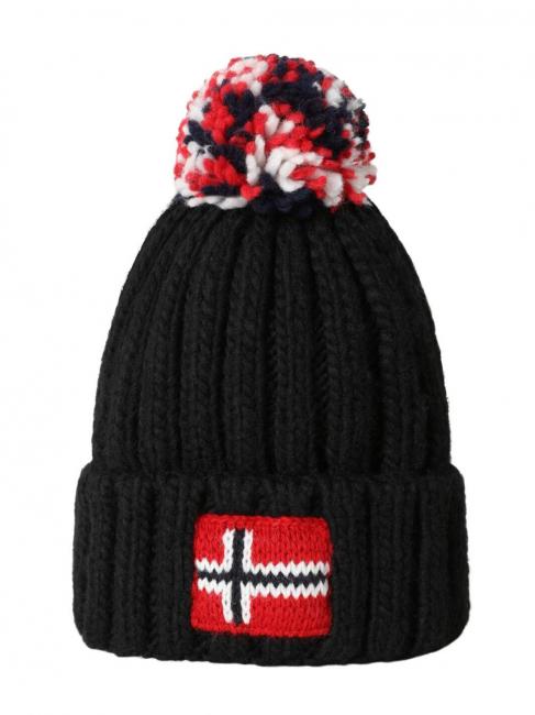 NAPAPIJRI KIDS SEMIURY 5 sombrero ponpon negro 041 - gorro bebe