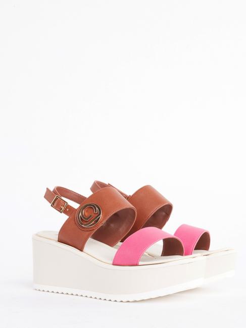 GAUDÌ PENNY Sandalias cuña burbuja / bronceado - Zapatos Mujer