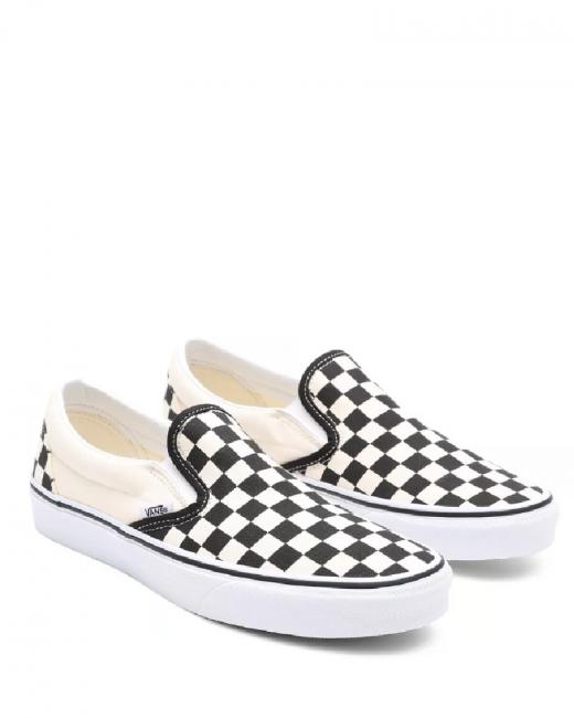 VANS CLASSIC  CLASSIC Slip on para mujer negro y blanco - Zapatos unisex