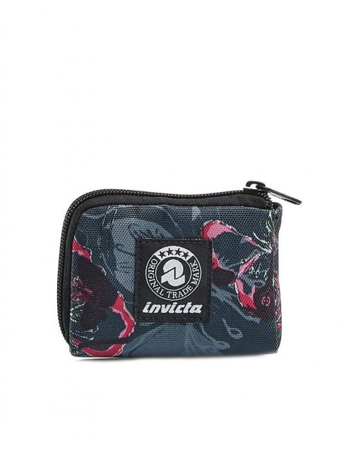 INVICTA Portamonete con zip  Flor oscura - Carteras Hombre