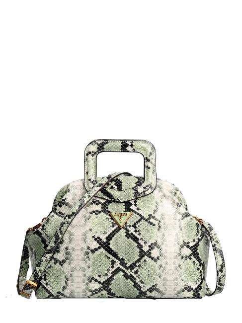 GUESS ERRIN GRAME Bolso de mano, con bandolera pitón sabio - Bolsos Mujer