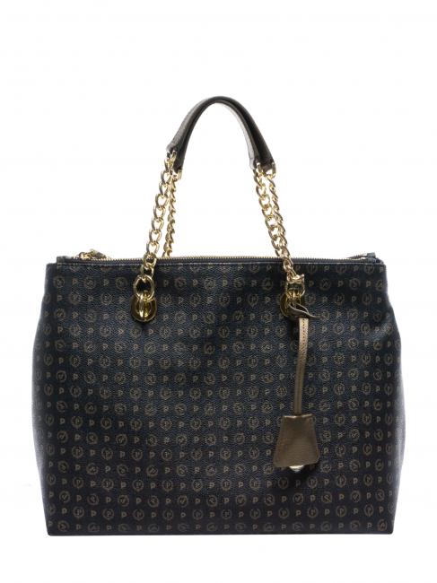 POLLINI HERITAGE  Bolso con bandolera bronce negro - Bolsos Mujer