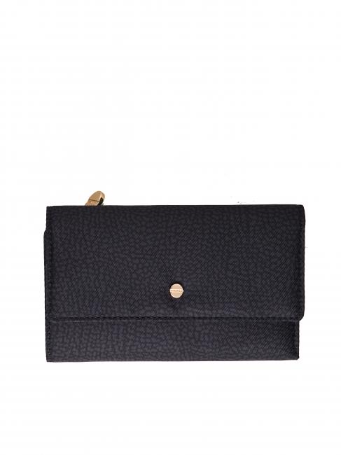 BORBONESE CLASSICA MEDIUM Cartera Mujer negro oscuro - Carteras Mujer