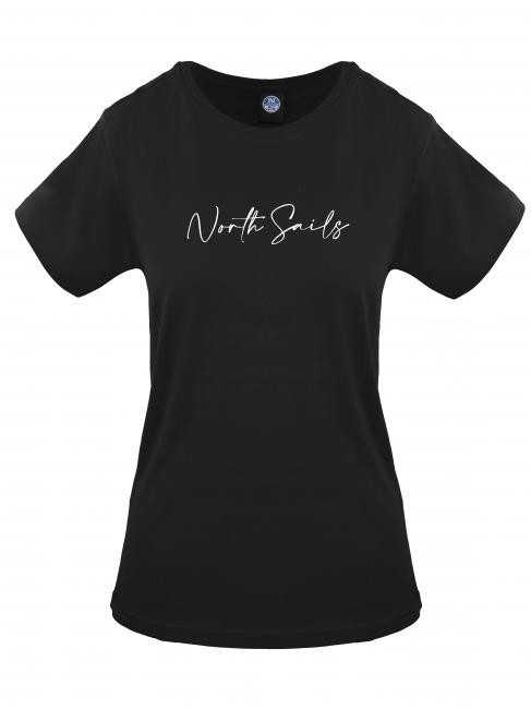 NORTH SAILS LOGO Camiseta de algodón negro - camiseta