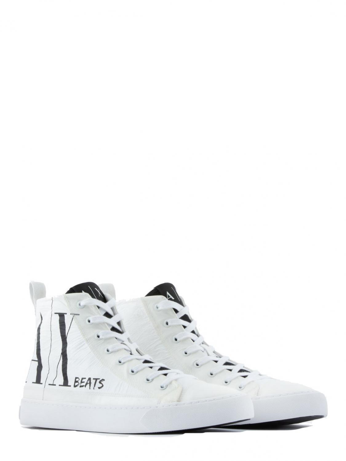 Armani Exchange Sneakers En Lienzo Op Blanco - ¡Compra A Precios De Outlet!