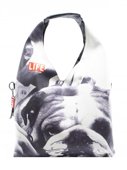 L'ATELIER DU SAC LIFE SUSAN Bolso bandolera grande perros - Bolsos Mujer