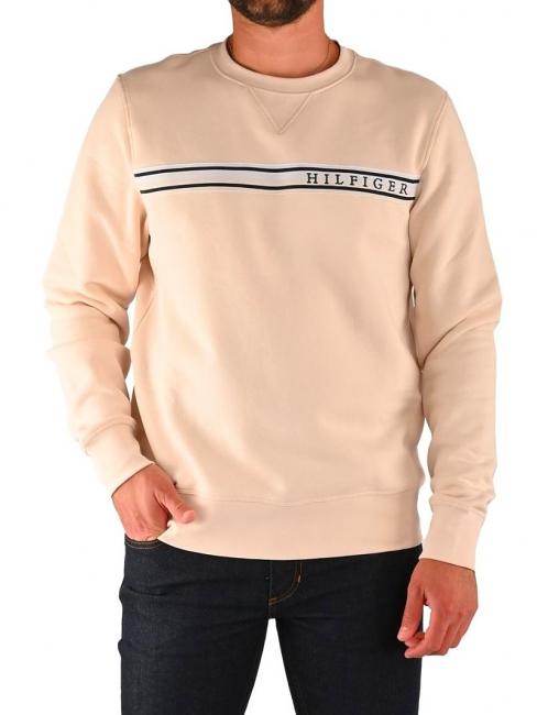 TOMMY HILFIGER TAPED HILFIGER Sudadera de hombre pluma blanca - Sudaderas