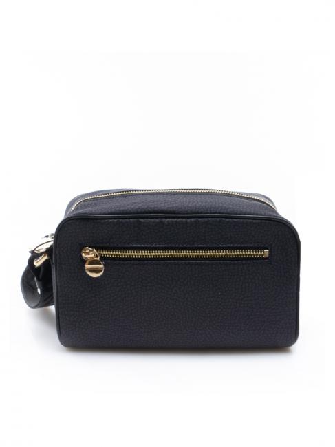 BORBONESE BORBONESO Mini bolso bandolera de tela negro oscuro - Bolsos Mujer