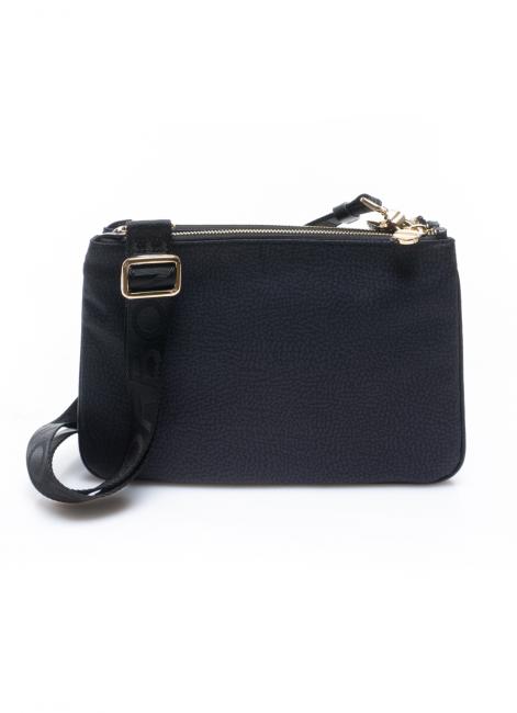 BORBONESE BORBONESO Bolso de hombro, pequeño negro oscuro - Bolsos Mujer