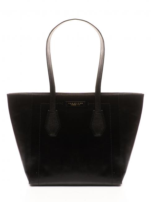 THE BRIDGE GIOVANNA Bolso shopping mediano en piel Oro negro - Bolsos Mujer