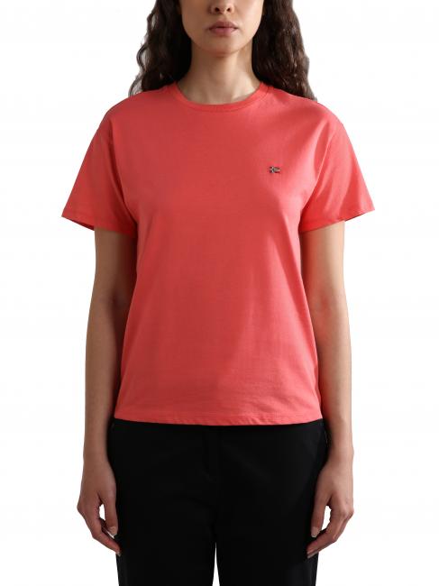 NAPAPIJRI SALIS SS W 2 Camiseta de algodón frambuesa rosa - camiseta