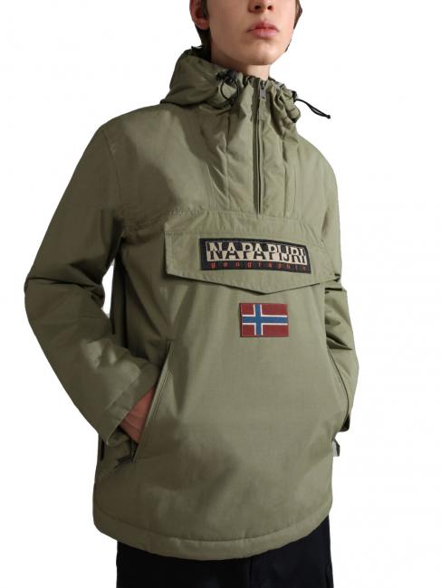 NAPAPIJRI RAINFOREST POCKET 2 Chaqueta anorak con bolsillos liquen verde - Chaquetas de mujer