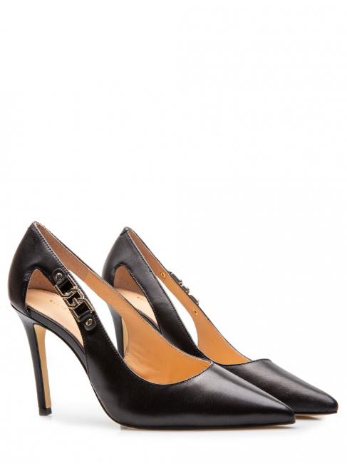 GUESS GABBI Sandalias escote en piel NEGRO - Zapatos Mujer