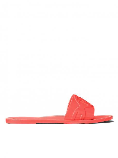 RALPH LAUREN ALEGRA JELLY Sandalia babucha de goma coral de babor - Zapatos Mujer