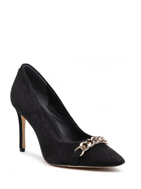 GUESS PINTA Escote Alto en cuero NEGRO - Zapatos Mujer