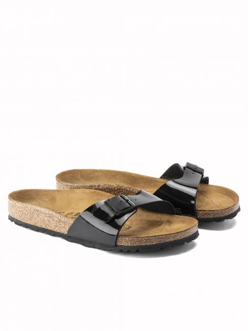 BIRKENSTOCK MADRID Sandalia charol negro - Zapatos unisex