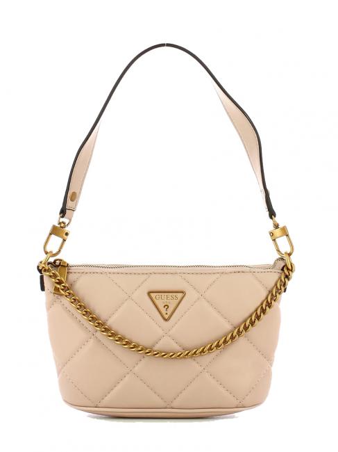 GUESS CESSILY Bolso bandolera con cadena desnudo - Bolsos Mujer