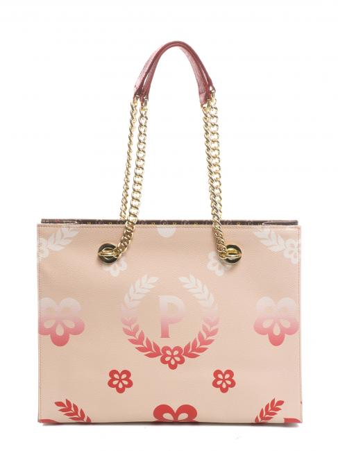 POLLINI HERITAGE  Bolsa de la compra con estampado all over multicolor/nude/rojo - Bolsos Mujer