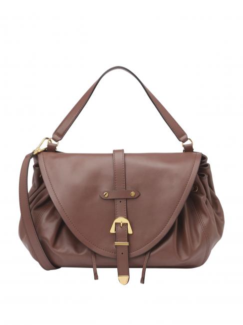 COCCINELLE ALEGORIA SMOOTH Bolso de cuero suave algarroba - Bolsos Mujer