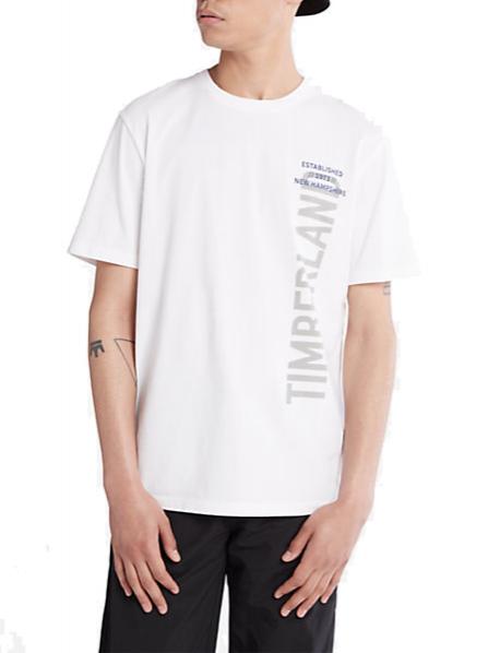 templado Adicto Interesante Timberland Brand Carrier Camiseta Con Gráficos Estampados Blanco - ¡Compra  A Precios De Outlet!