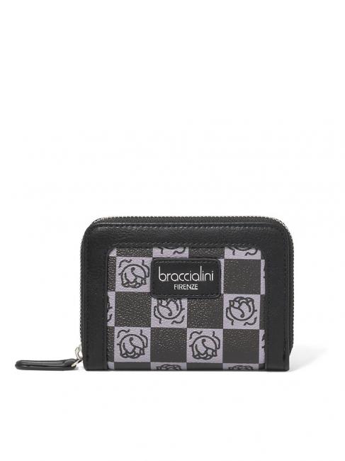 BRACCIALINI MONORANGE Cartera mediana con cremallera negro - Carteras Mujer