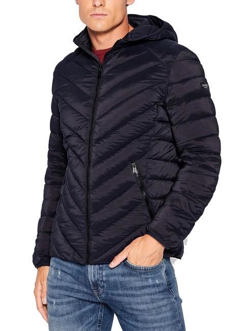 GUESS Giacca stretch con cappuccio  smartblue - Chaquetas de hombre