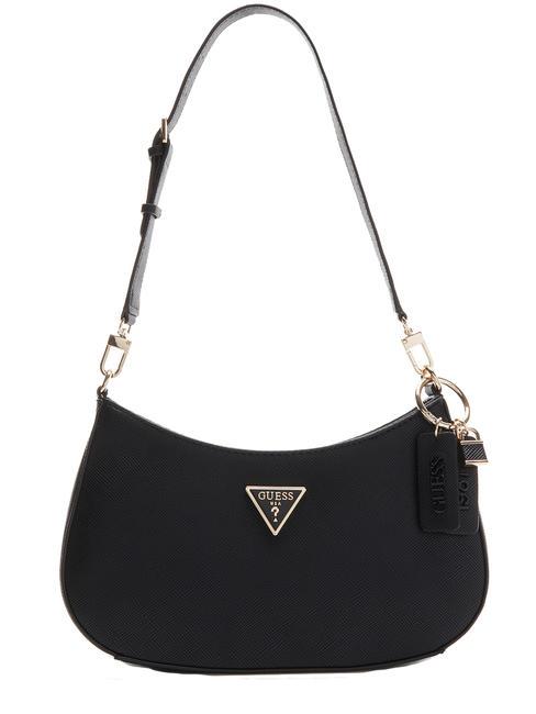 GUESS NOELLE bolso de hombro con cremallera en la parte superior NEGRO - Bolsos Mujer