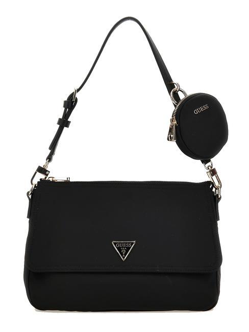 GUESS ECO GEMMA Bolsa de hombro NEGRO - Bolsos Mujer