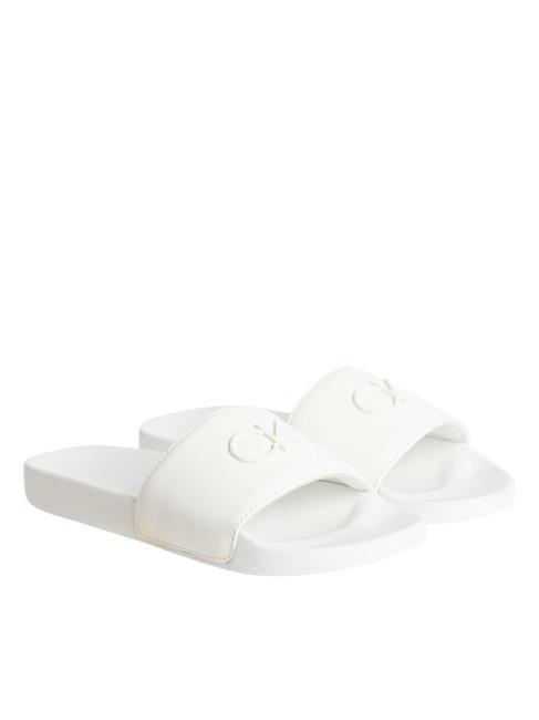 CALVIN KLEIN POOL SLIDE FLIP FLOP Zapatillas Malvavisco - Zapatos Mujer