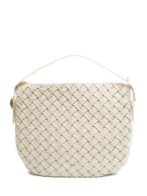 GAUDÌ INDIANA Bolso bandolera trenzado CREMA - Bolsos Mujer