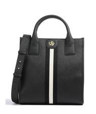 Bolso Grande De Piel Saffiano Negro