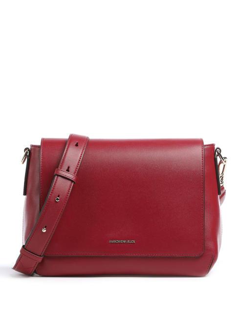 MANDARINA DUCK LUNA Bolso bandolera en piel ruibarbo - Bolsos Mujer