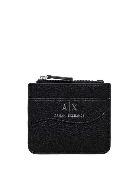 ARMANI EXCHANGE A|X Tarjetero con cremallera negro - Carteras Mujer