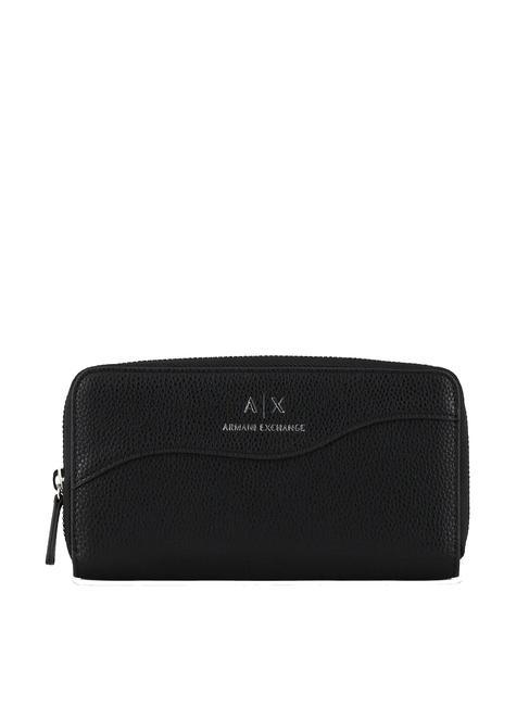 ARMANI EXCHANGE A|X Cartera grande con cremallera negro - Carteras Mujer