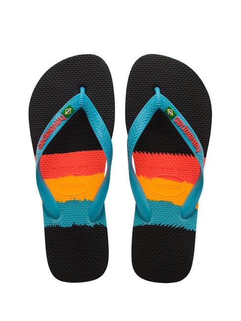 HAVAIANAS BRASIL TECH Chancletas NEGRO - Zapatos unisex