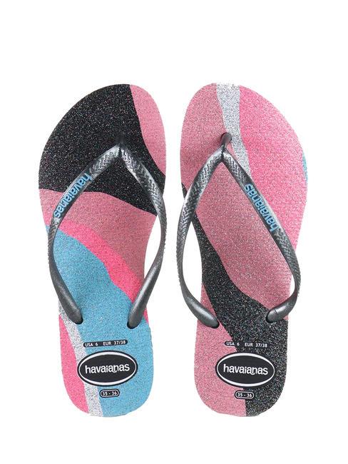 HAVAIANAS PALETTE GLOW Chancletas NEGRO - Zapatos Mujer