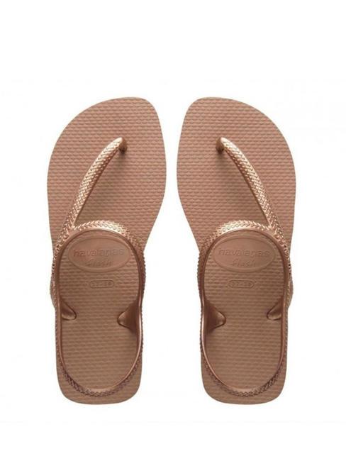 HAVAIANAS FLASH URBAN  sandalias flip flop rosa / oro - Zapatos Mujer