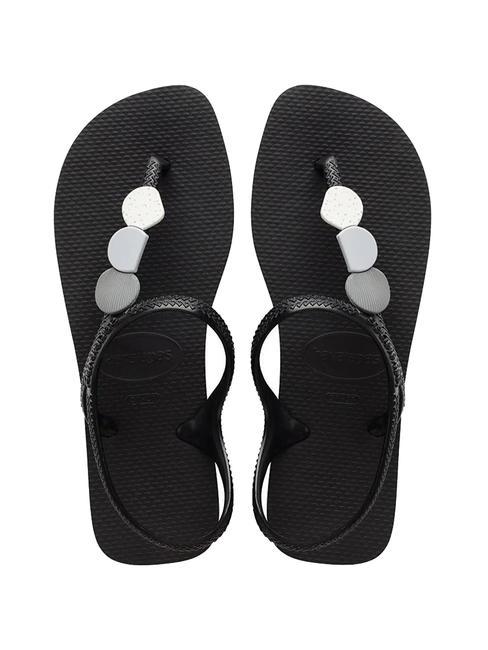 HAVAIANAS FLASH URBAN PLUS sandalias flip flop negro negro - Zapatos Mujer