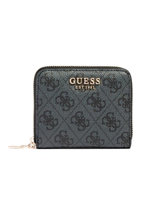 GUESS LAUREL Cartera pequeña con cremallera bolsa de asas Vikky Large Roo Coalog - Carteras Mujer