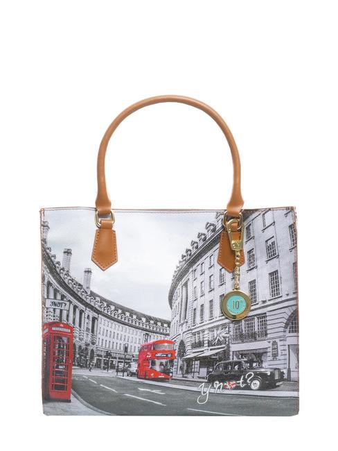 YNOT YESBAG Tote bag con llavero calle regente de londres - Bolsos Mujer