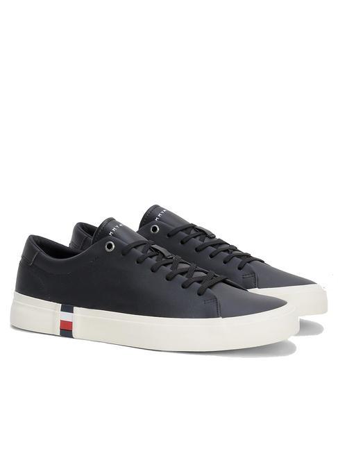 TOMMY HILFIGER CORPORATE Leather Zapatillas NEGRO - Zapatos Hombre