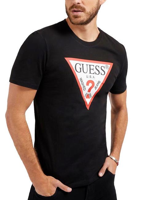 GUESS ORIGINAL camiseta con logotipo jetbla - camiseta