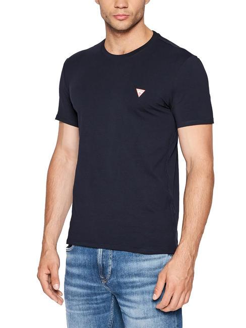 GUESS ORIGINAL camiseta con logotipo smartblue - camiseta