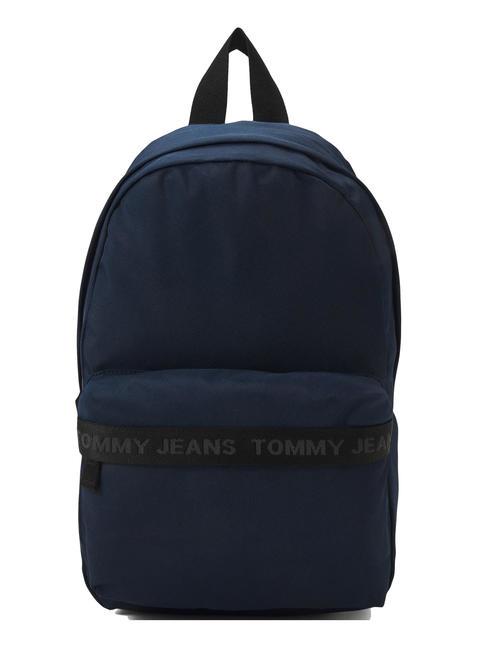 TOMMY HILFIGER TOMMY JEANS Essential Dome Mochila en poliéster reciclado azul marino crepuscular - Mochilas Escuela & Tiempo Libre