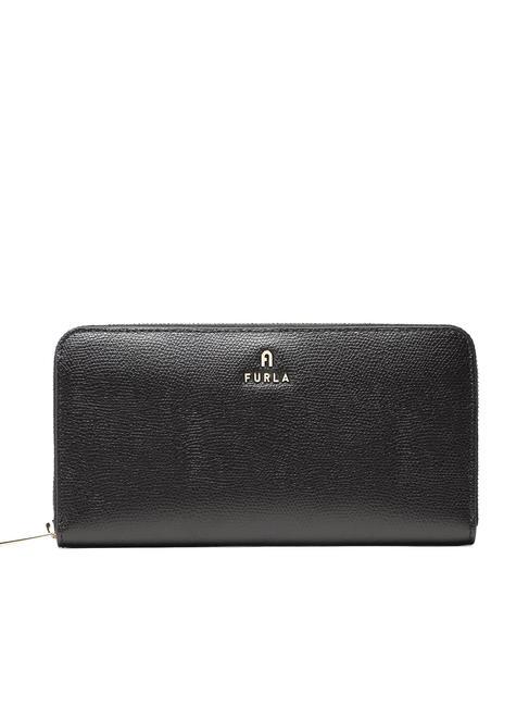 FURLA CAMELIA Cartera grande con cremallera negro - Carteras Mujer