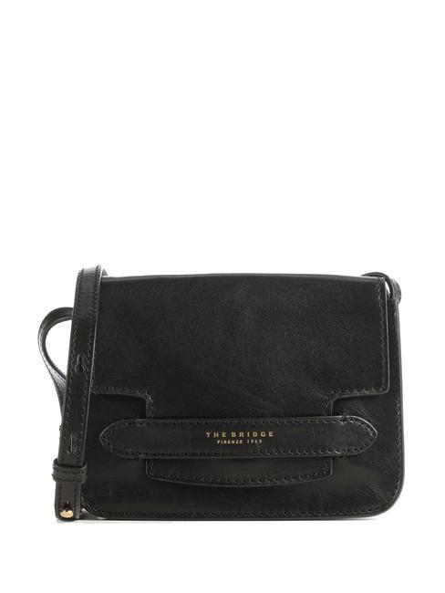 THE BRIDGE LUCREZIA Mini bolso de hombro Oro negro - Bolsos Mujer