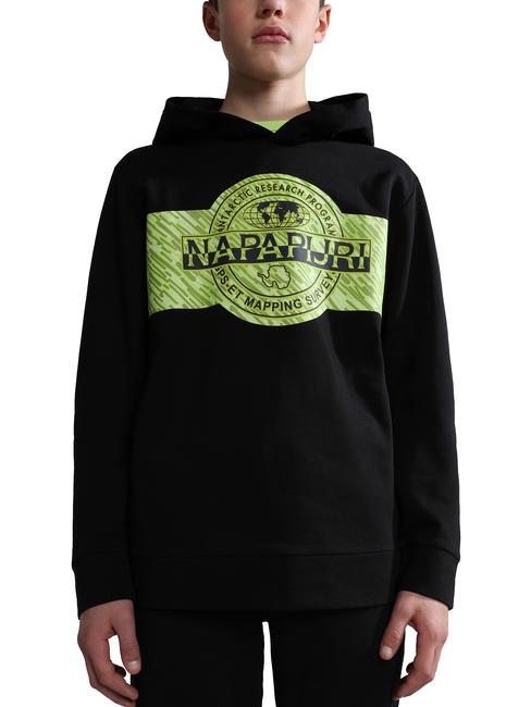 NAPAPIJRI KIDS B-PINZON Sudadera de algodón con capucha negro 041 - Sudadera Bebé